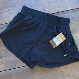 ASICS women’s running shorts.